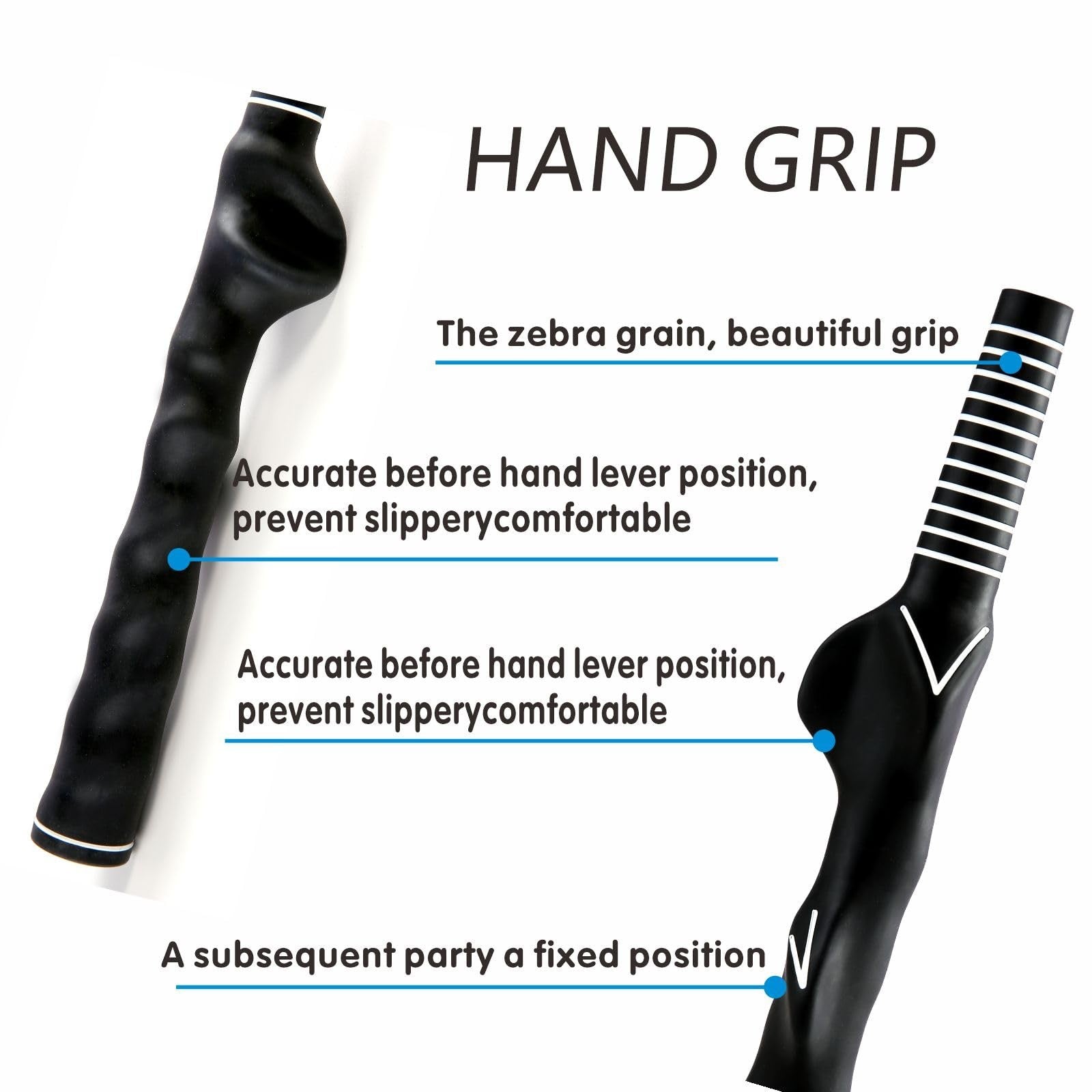 2 Pcs Right-Handed Golf Grip Trainer Golf Grip Training Aid for Adults Men Women