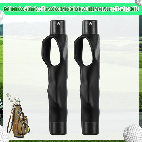 4 Pcs Golf Grip Trainer Attachment for Improving Hand Positioning Right Handed Golf Club Grip Trainer Swing Equipment for Beginner Correct Posture