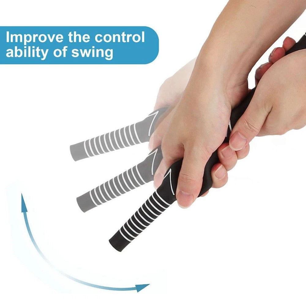 2PCS Right-Hand Golf Swing Training Grip Standard Teaching Aid Warm up Trainer