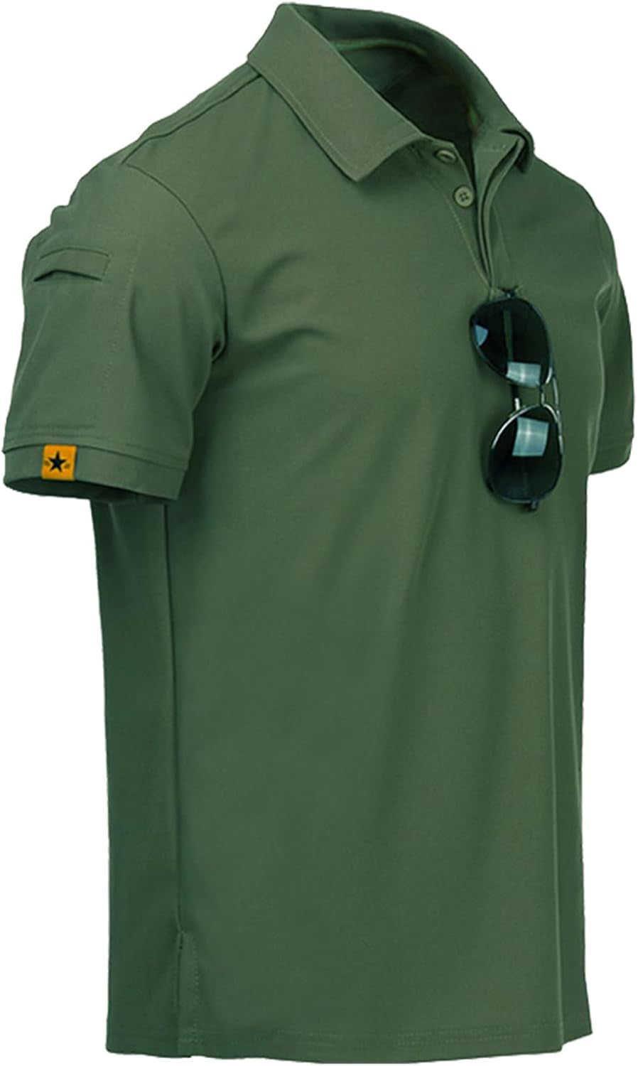 Mens Polo Shirts Quick-Dry Cool Short Sleeve Sports Casual Tennis Golf Shirt for Men
