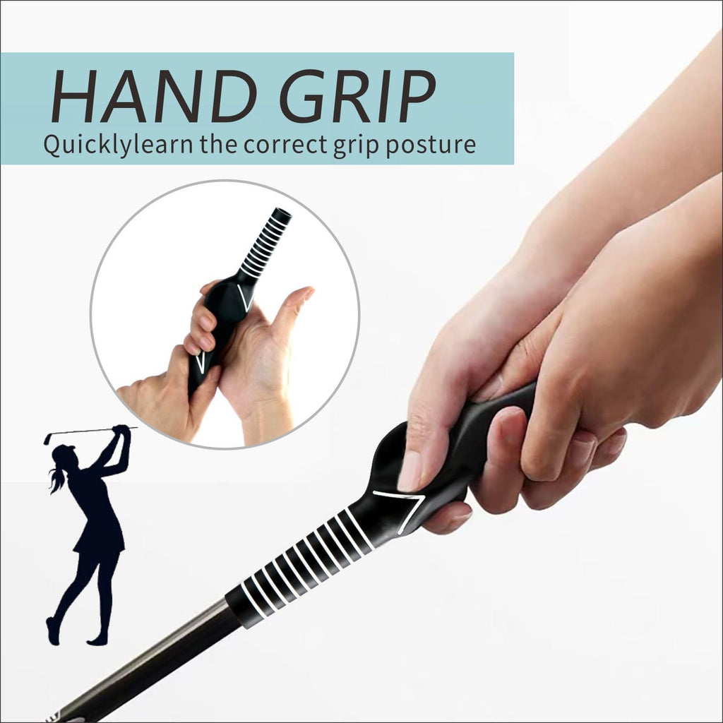 2 Pcs Right-Handed Golf Grip Trainer Golf Grip Training Aid for Adults Men Women