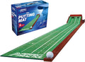 Putting Mat & Chipping Net, Indoor & Outdoor Putting Green, Chipping Mat for Home & Office, Premium Golf Training Aids for Putting Practice with Realistic Turf, Golf Gifts for Men