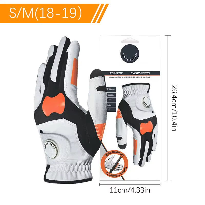 Left Hand Golf Gloves Golf Chipping Correction Gloves Grip Trainer Reduce Golf Hook Ball Corrector Gloves for Golf Training