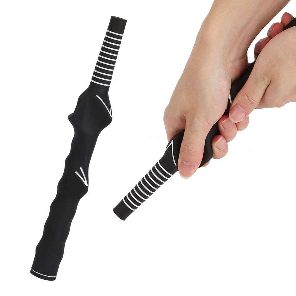 2PCS Right-Hand Golf Swing Training Grip Standard Teaching Aid Warm up Trainer