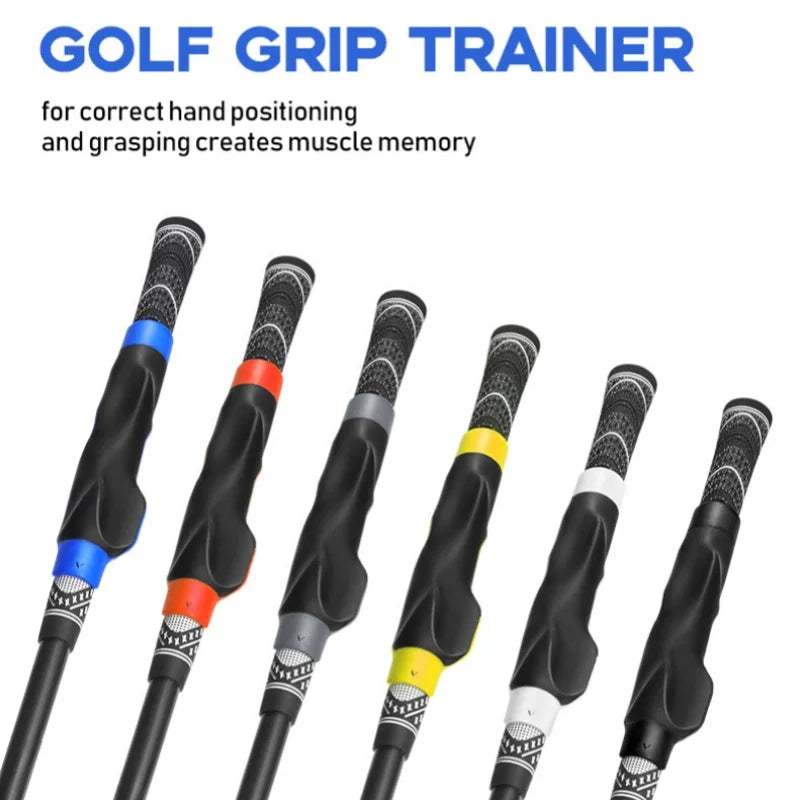 Golf Grip Trainer, Golf Training Aid, Easy to Carry to the Practice Area, Grip Trainer Club to Help Train Correct Hand Position