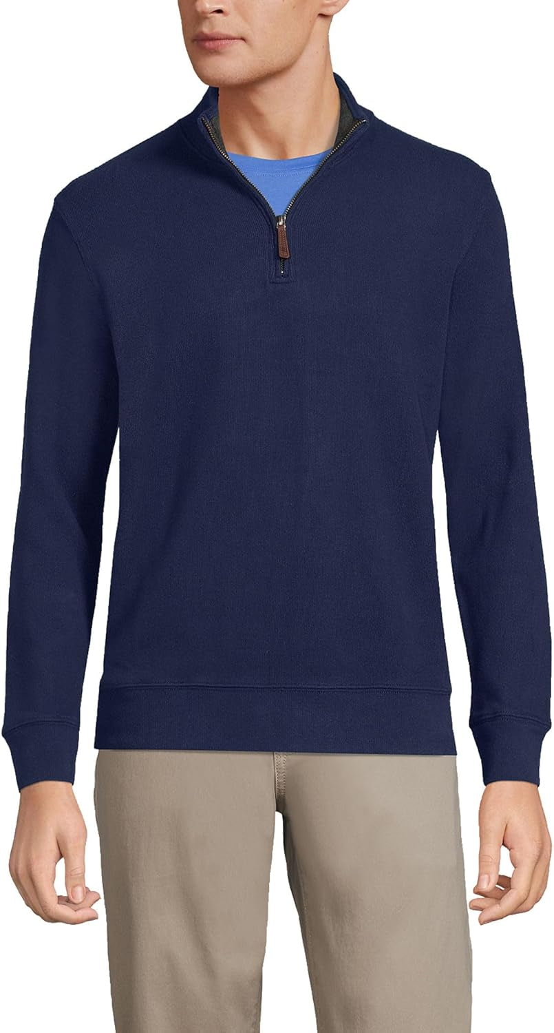 Bedford Rib Quarter Zip Pullover Sweater
