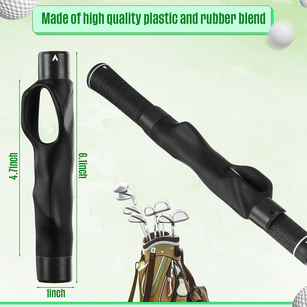 4 Pcs Golf Grip Trainer Attachment for Improving Hand Positioning Right Handed Golf Club Grip Trainer Swing Equipment for Beginner Correct Posture