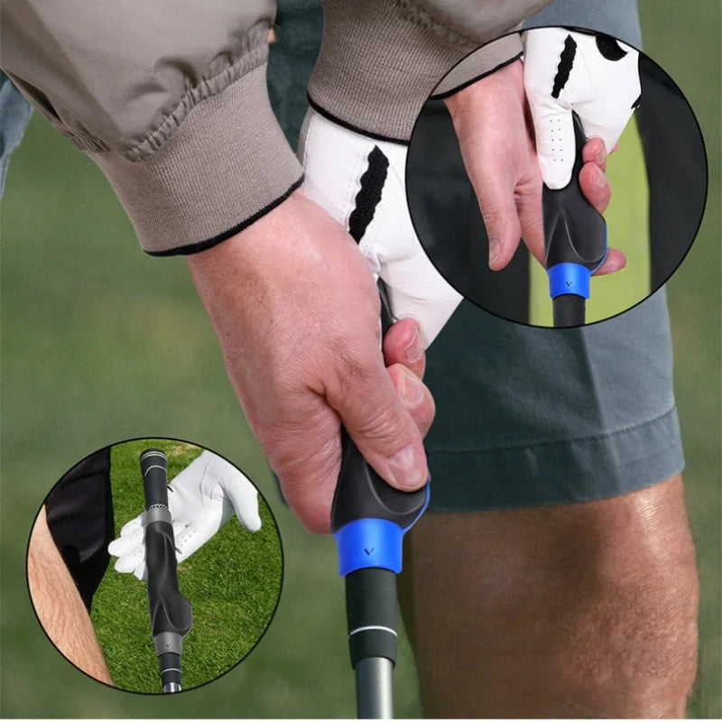 Golf Grip Trainer, Golf Training Aid, Easy to Carry to the Practice Area, Grip Trainer Club to Help Train Correct Hand Position